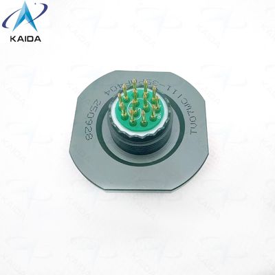 Connecteur de 5 A, série MIL-DTL-38999 Ⅲ, réceptacle à écrou de blocage pour applications industrielles et aérospatiales. Cadmium vert olive. TV07WCI11-35PA