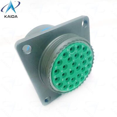 13 Un connecteur de série 1 de qualité actuelle MIL-DTL-38999 avec une plage de température de moins 55 °C à plus 125 °C et une finition de coque de cadmium vert olivier.MS27656T23B29SA