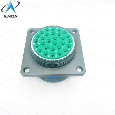 13 Un connecteur de série 1 de qualité actuelle MIL-DTL-38999 avec une plage de température de moins 55 °C à plus 125 °C et une finition de coque de cadmium vert olivier.MS27656T23B29SA