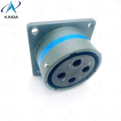Finition de coque vert olive cadmium MIL DTL 38999 Série Ⅰ Connecteur circulaire Alliage de cuivre Matériau de contact Robuste Durable.Fort courant.MS27656T23B44SA
