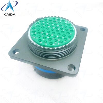 Connecteur circulaire MIL DTL 38999 Série Ⅰ, finition de coque cadmium vert olive, avec contacts à sertir pour la performance. MS27656T23B55SN