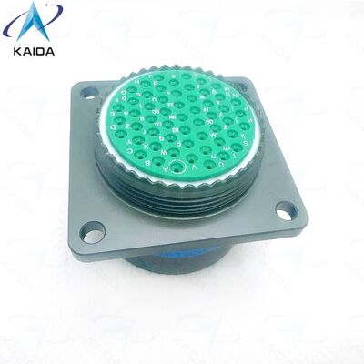 Connecteur circulaire MIL DTL 38999 Série Ⅰ, finition de coque cadmium vert olive, avec contacts à sertir pour la performance. MS27656T23B55SN