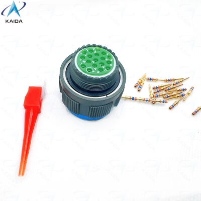 Rating actuel 7.5 A MIL DTL 38999 Série III Matériau en coque en aluminium Connecteur circulaire Solutions de connexion électrique robuste.D38999/26WD18PN.TV06RW15-18PN.8D5-15W18PN