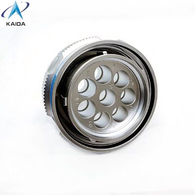 Connecteur circulaire personnalisé en aluminium MIL DTL 38999 avec 8 broches applicables aux contacts RF.J599-T-21-8-JC400