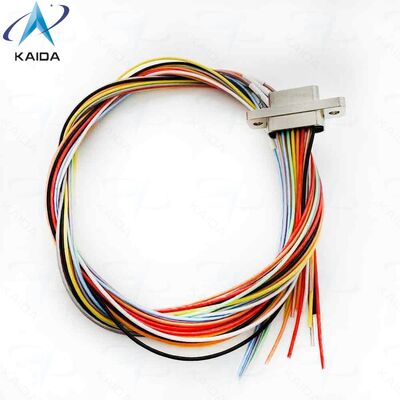 Numéro de pièce de boîtier métallique MDM MDM 15PH003B. 15 broches. Série MIL-DTL-83513. Nickel autocatalytique. Fil isolé de faisceau.