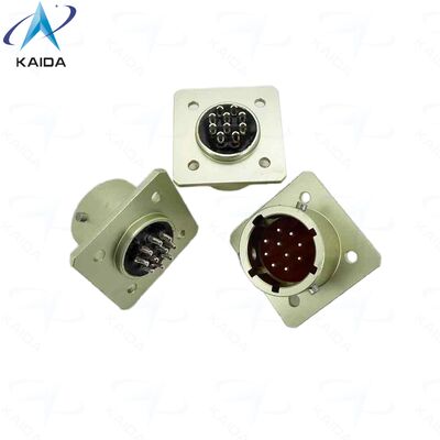 OHS Series Bayonet Ultra-Small Connectors .OHS-BC-1-10 14-B1-1-B.онц-бс-1-10_14-В1-1В.Aluminum alloy surface anodized treatment.10 Pins Receptacle.