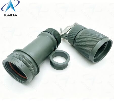 Taille de coque 17 Arrière de coque. Placage cadmium vert olive, arrière de coque environnemental blindé EMI/RFI. AS85049/10 et MS3437A