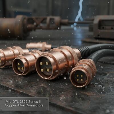 Copper Alloy MIL-DTL-38999 Series Ⅲ Connectors Equipped with 4 Contacts Delivering Performance in Demanding Environments