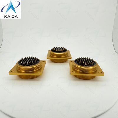 Bayonet Coupling PC-50Z PC Series Russian Standard Connector.Anodized Yellow Plating.50 Pins.