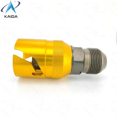 Connecteurs à fluide à la baïonnette de la série KK en alliage d'aluminium anodisé dur.KK12-T-R-A03 Alternative au connecteur de refroidissement par liquide Jonhon TSA-12T02RALJM.