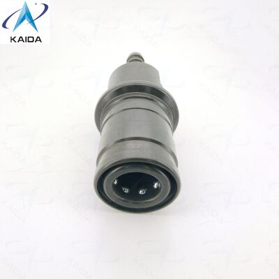 Connecteur à verrouillage par bille push-pull GZ05-Z-B01 en aluminium anodisé dur. Alternative au Jonhon TSC-5Z02ALJM-H. Connecteur de refroidissement liquide.
