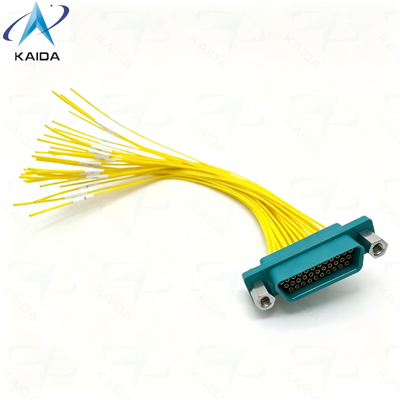 Connecteur électrique micro-rectangulaire de la série CDbF 33 broches.3 A Rating Current Shell en plastique.CDBF-33Z-15CM.Receptacle féminin (avec prises de prise).
